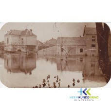br04 - hoogwater rond het gemeentehuis Komstraat 1926